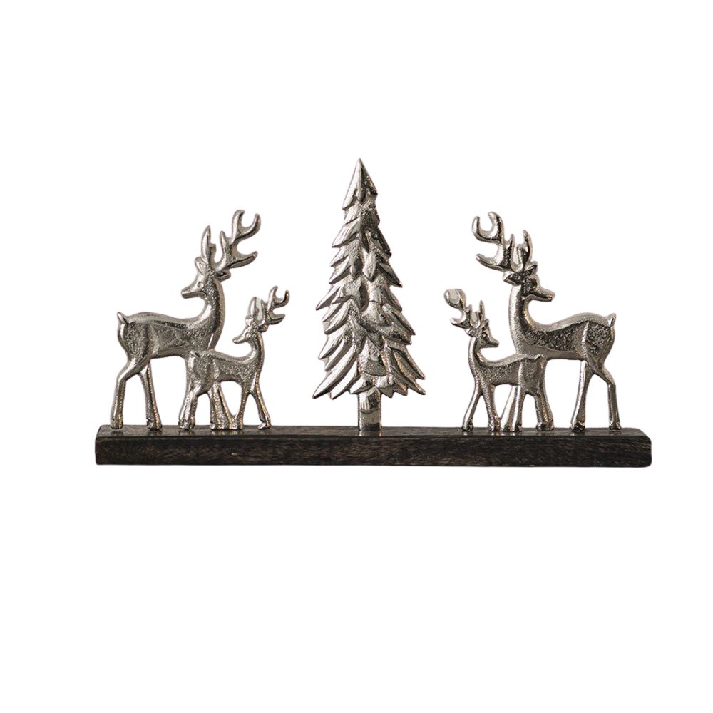 Weihnachtsfigur Deko Board Rentier Tanne Weihnachten Deko Figur