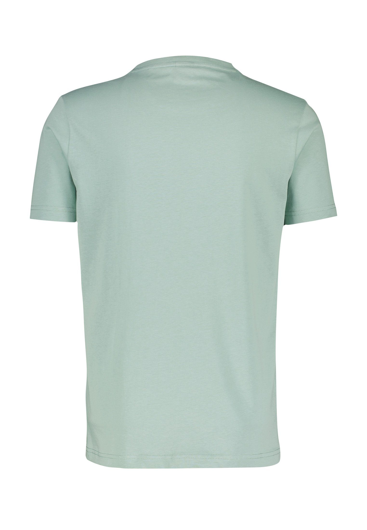 LERROS T-Shirt LERROS T-Shirt GREEN Brustprint Nine* *Seventy mit