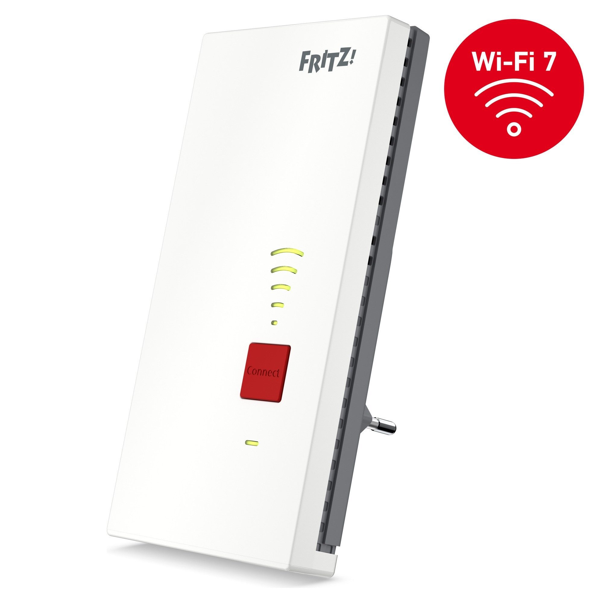 Fritz! FRITZ!Repeater 2700 WLAN-Repeater, Wi-Fi 7 Mesh-Repeater bis 6.448 MBit/s, Dual-Band, 2,5-Gbit/s-LAN