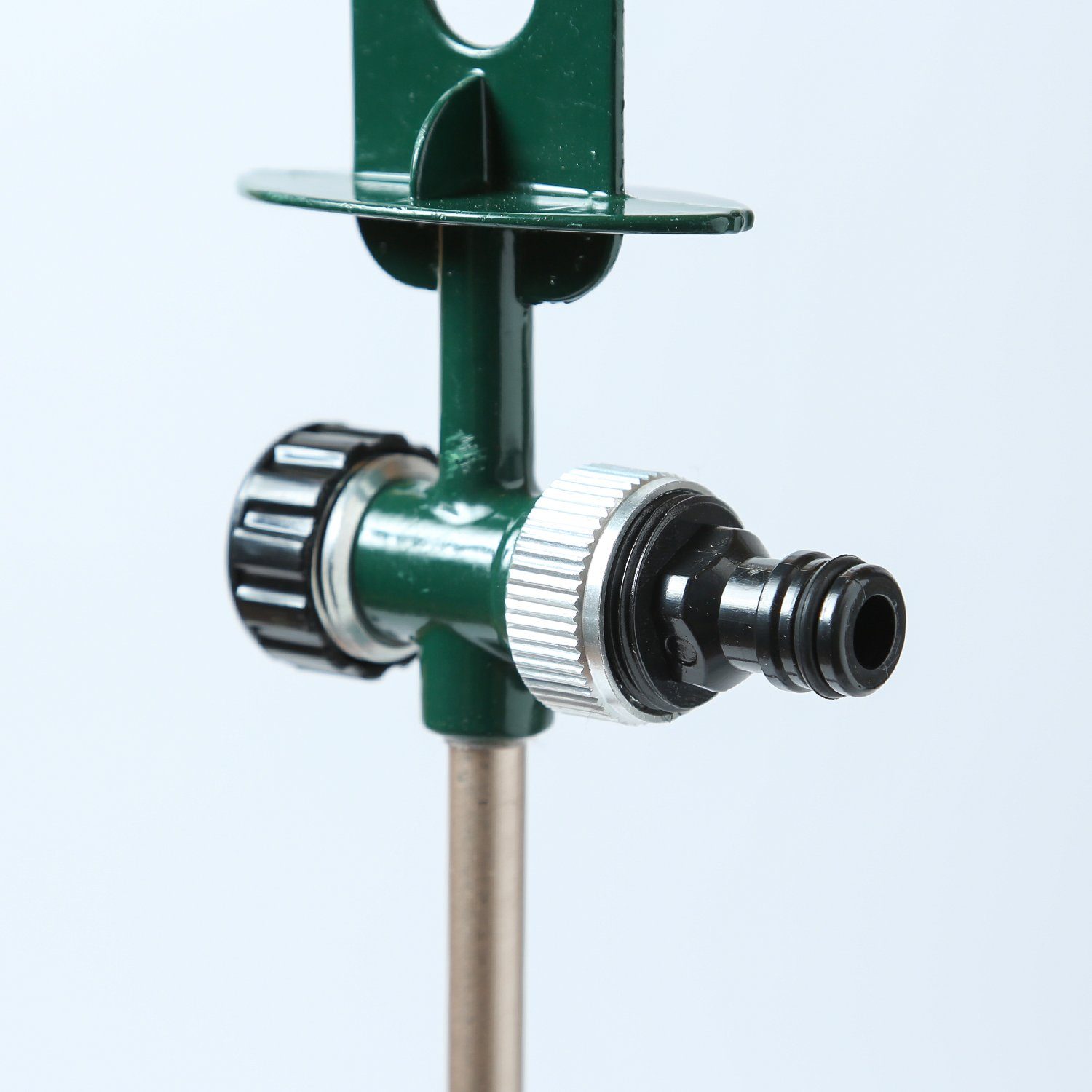 MARELIDA Wasserspiel Rasensprenger LIBELLE Edelstahl Sprinkler rotierend mit Erdspieß