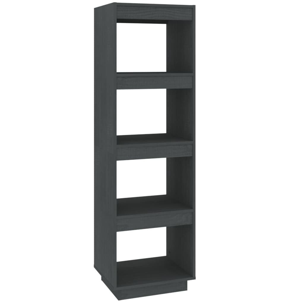 furnicato Bücherregal Bücherregal/Raumteiler Grau 40x35x135 cm günstig online kaufen