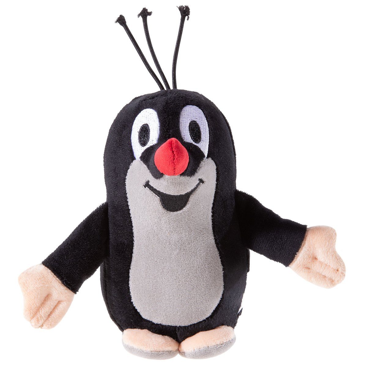 Heunec® Plüschfigur Plüsch Der kleine Maulwurf schwarz/grau 16cm günstig online kaufen