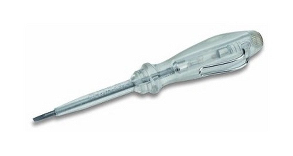Cimco Spannungsprüfer, 1p o. Cat 150-250V Glimmlampe vom Prüfobjekt einpolige