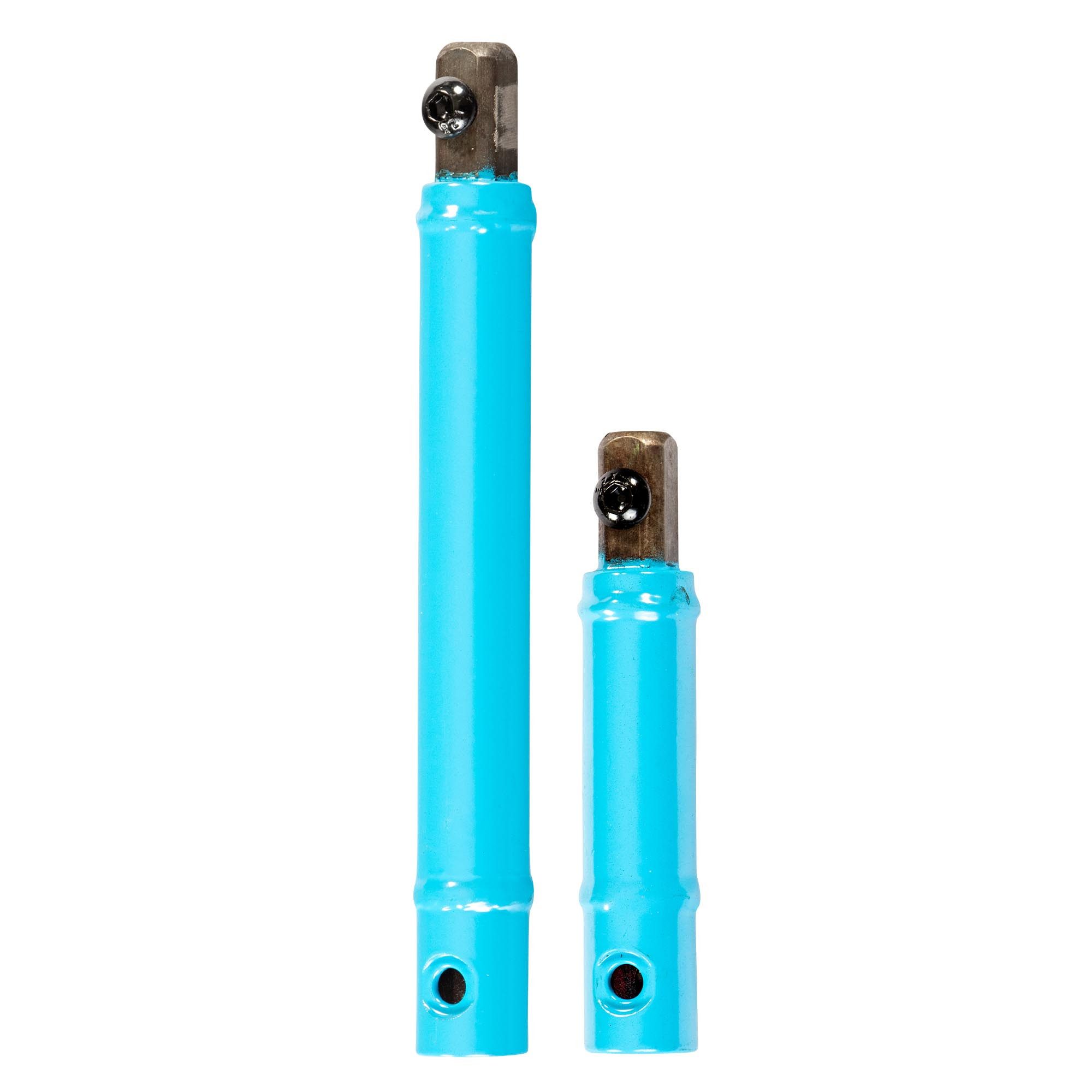 EzyRoller Spielfahrzeug-Erweiterung Classic/Classic X, Verlängerungsstangen Verlängerung Ersatzteil (blau, 110 + 197 mm)