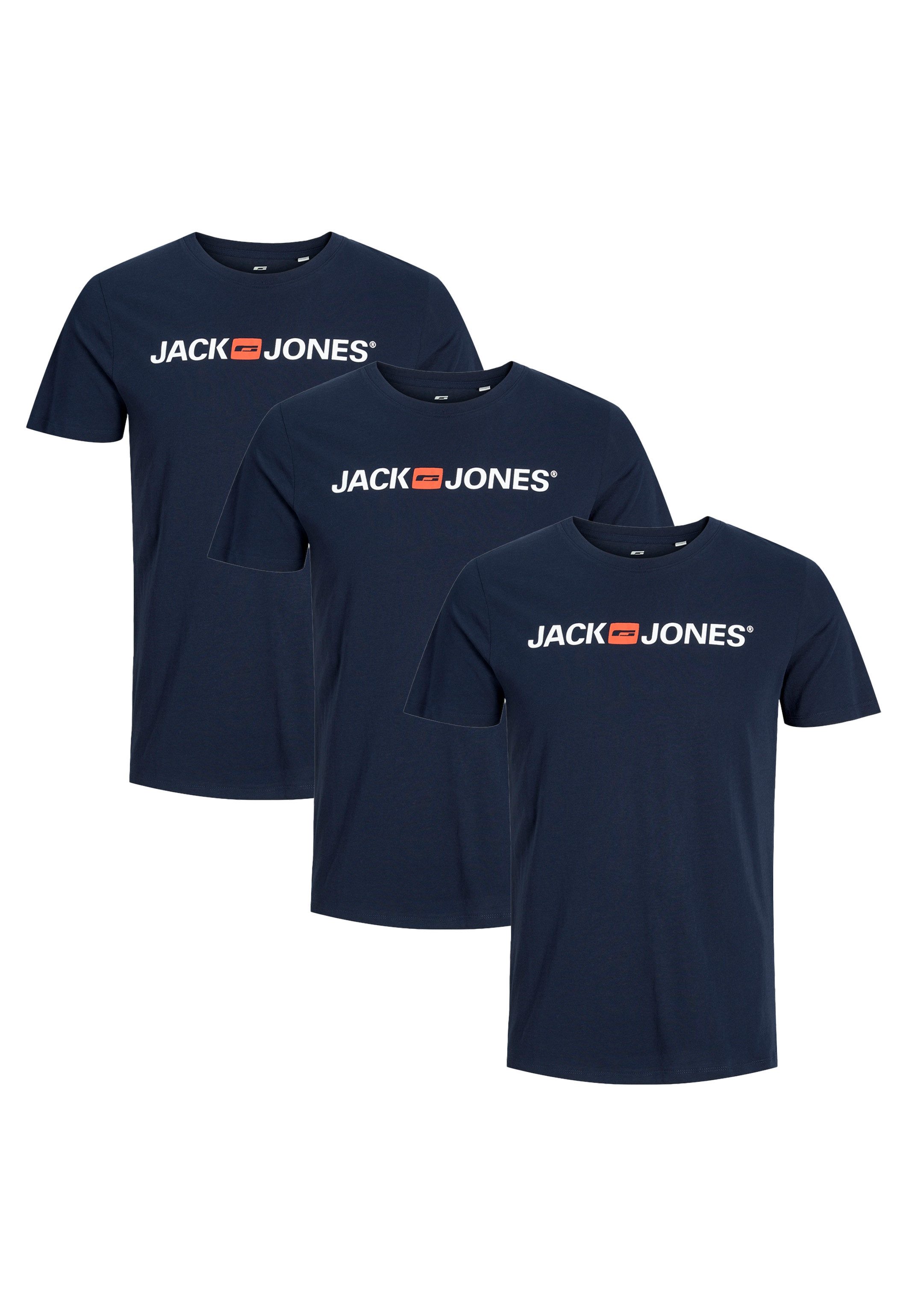 Jack & Jones T-Shirt 3er Pack günstig online kaufen