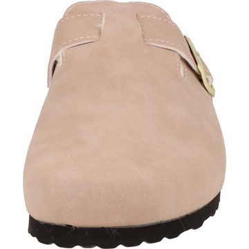 SUPERSOFT Damen warme Clogs 522-506 Pantoffeln gefüttert Hausschuh Schnalle, gepolstert