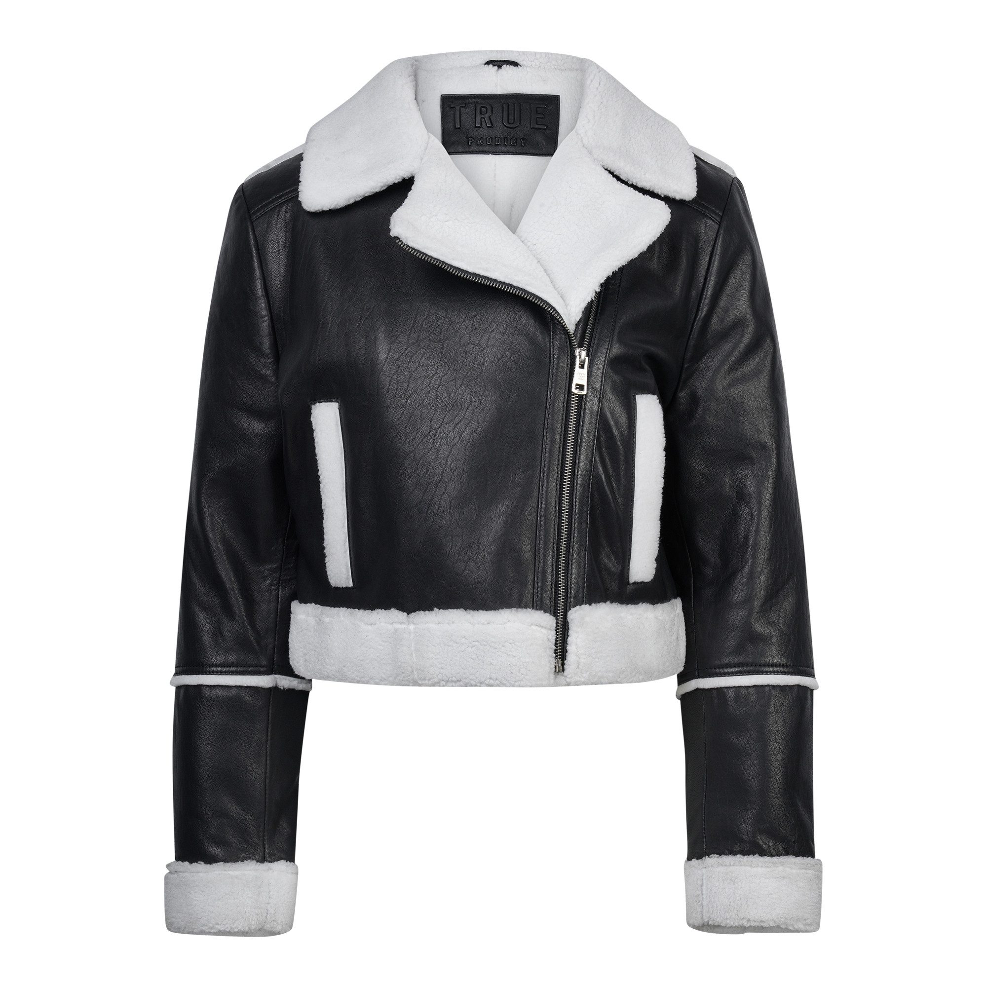 trueprodigy Lederjacke Tristin Pilotenjacke mit Reißverschluss günstig online kaufen