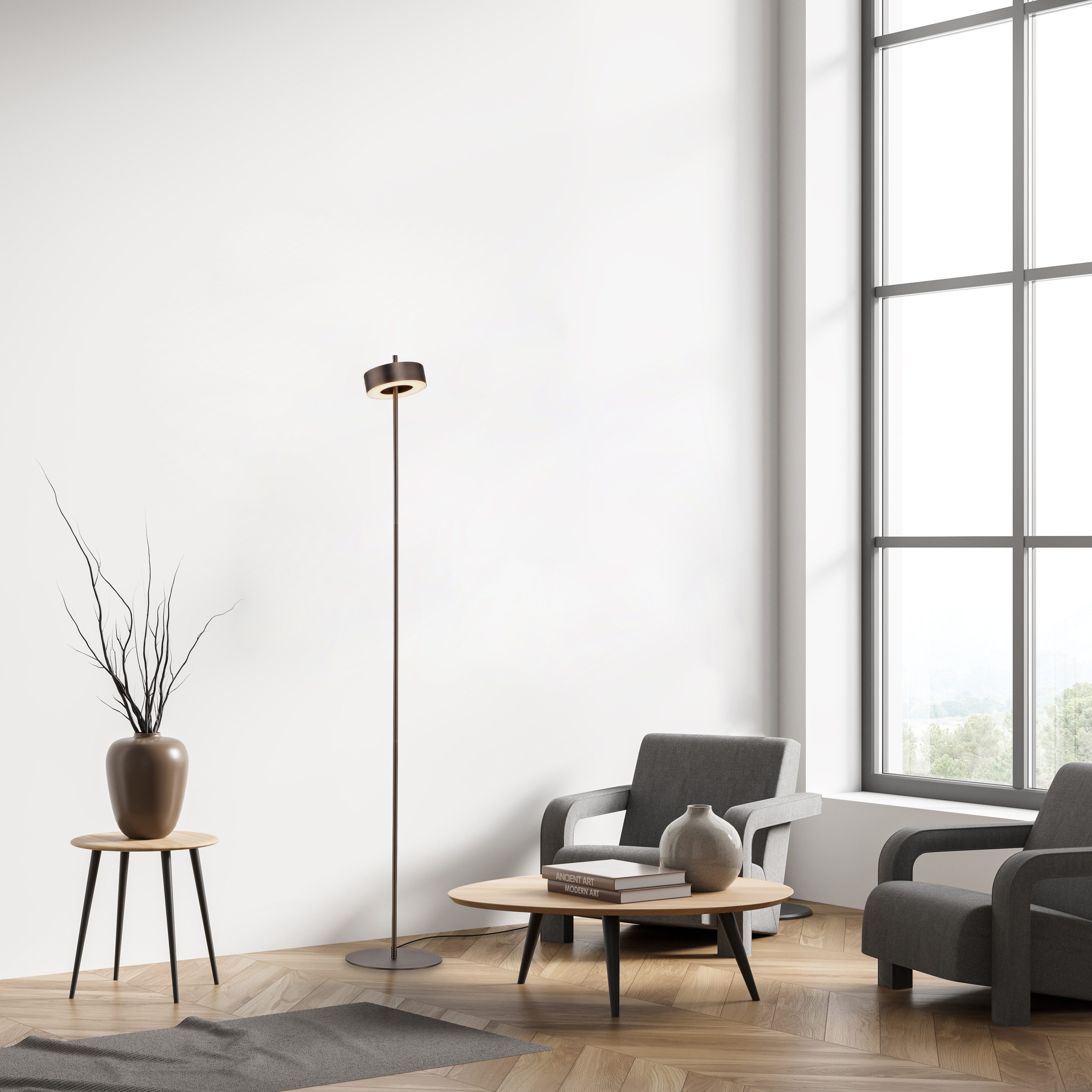 Neuhaus Q SMART HOME LIGHTS LED Stehlampe Q-ROTATE, Smart Home, LED fest integriert, warmweiß - kaltweiß