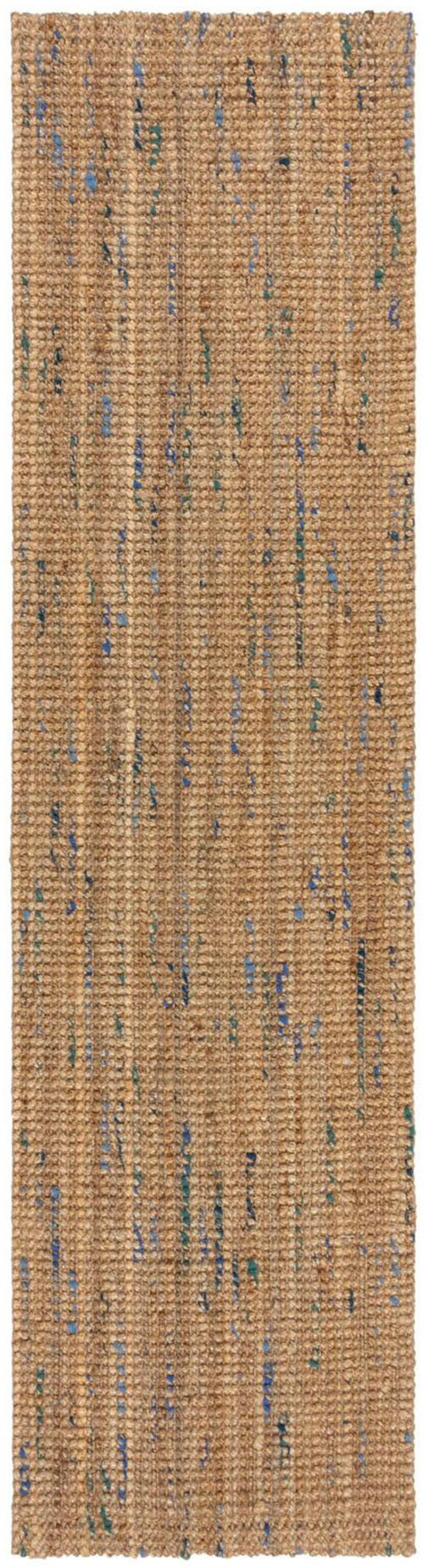 FLAIR RUGS Läufer Jute Boucle, rechteckig, Höhe: 7 mm, aus 100% Jute, mit Fransen, aus Naturfasern