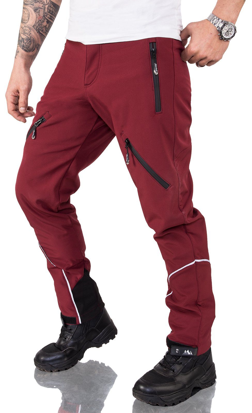 Rock Creek Softshellhose Herren Softshellhose Wanderhose H-233