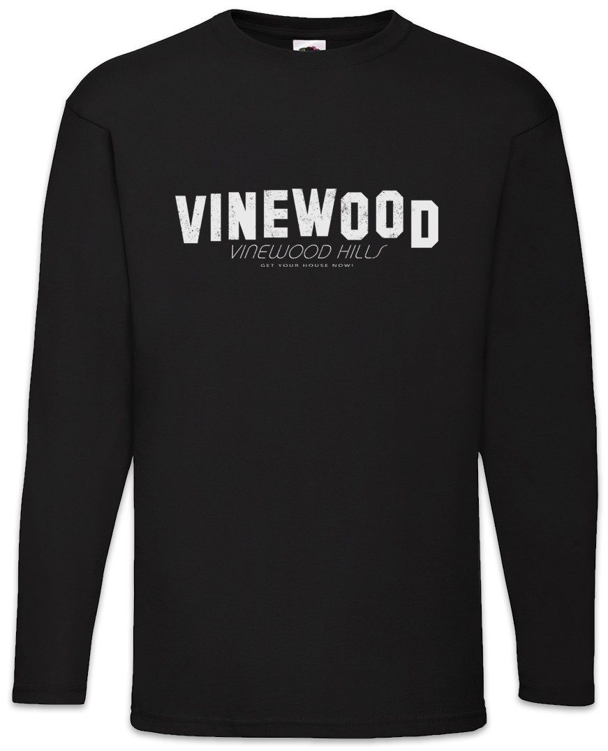 Langarmshirt Vinewood Hills Langarm T-Shirt Hollywood Game Get Your House Now Gamer