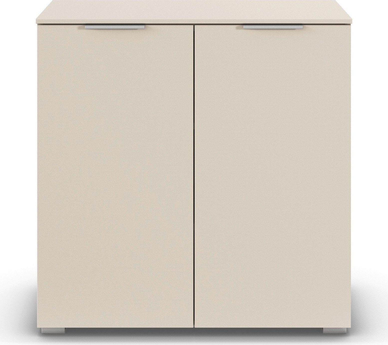 rauch Sideboard Türkommode Kommode Highboard ASTANA (Breite 80 cm / Höhe 81 cm, mit 2 Einlegeböden), mit 2 Türen, verstellbaren Böden und viel Stauraum MADE IN GERMANY