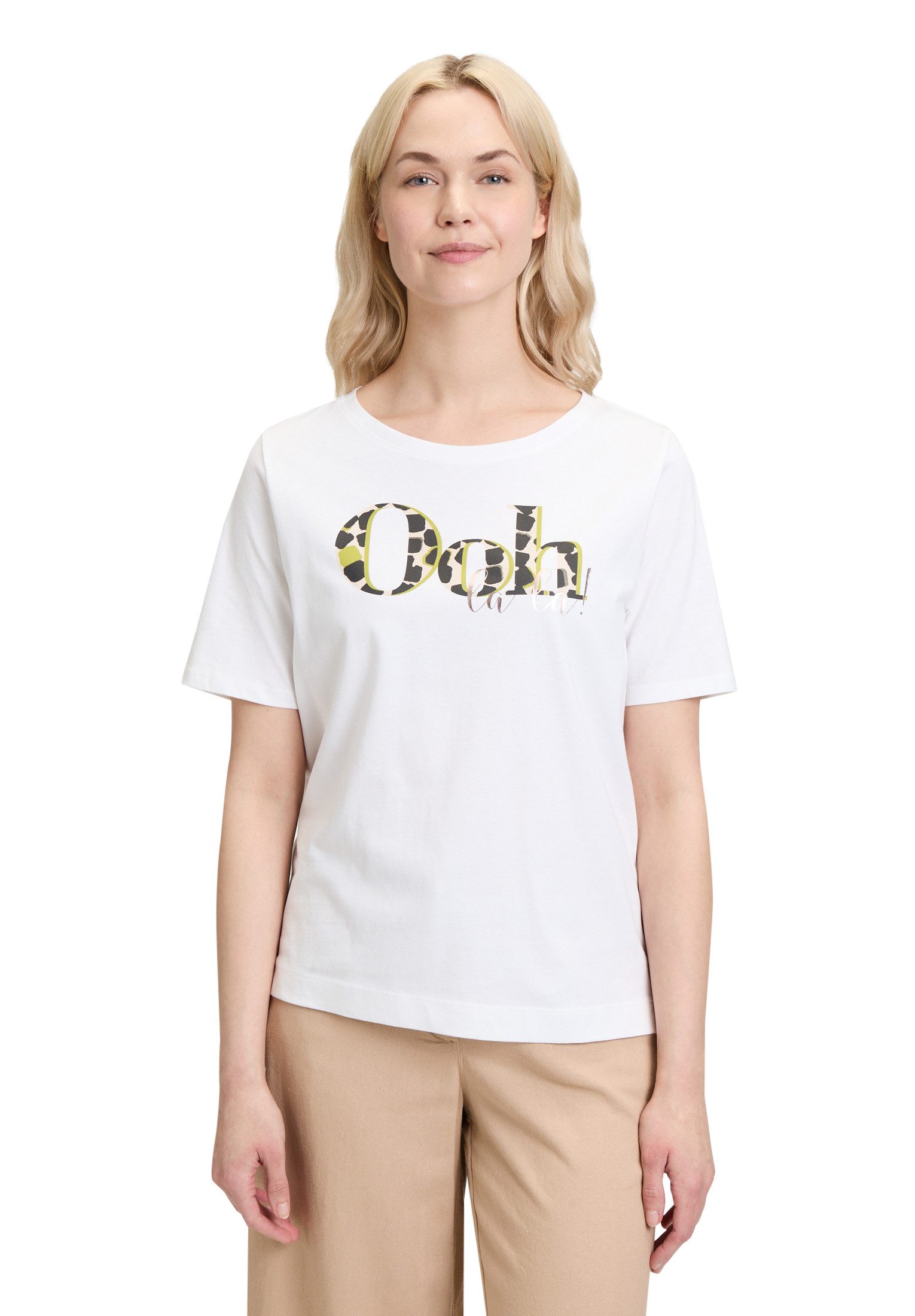 Kurzarmshirt Damen mit Placement