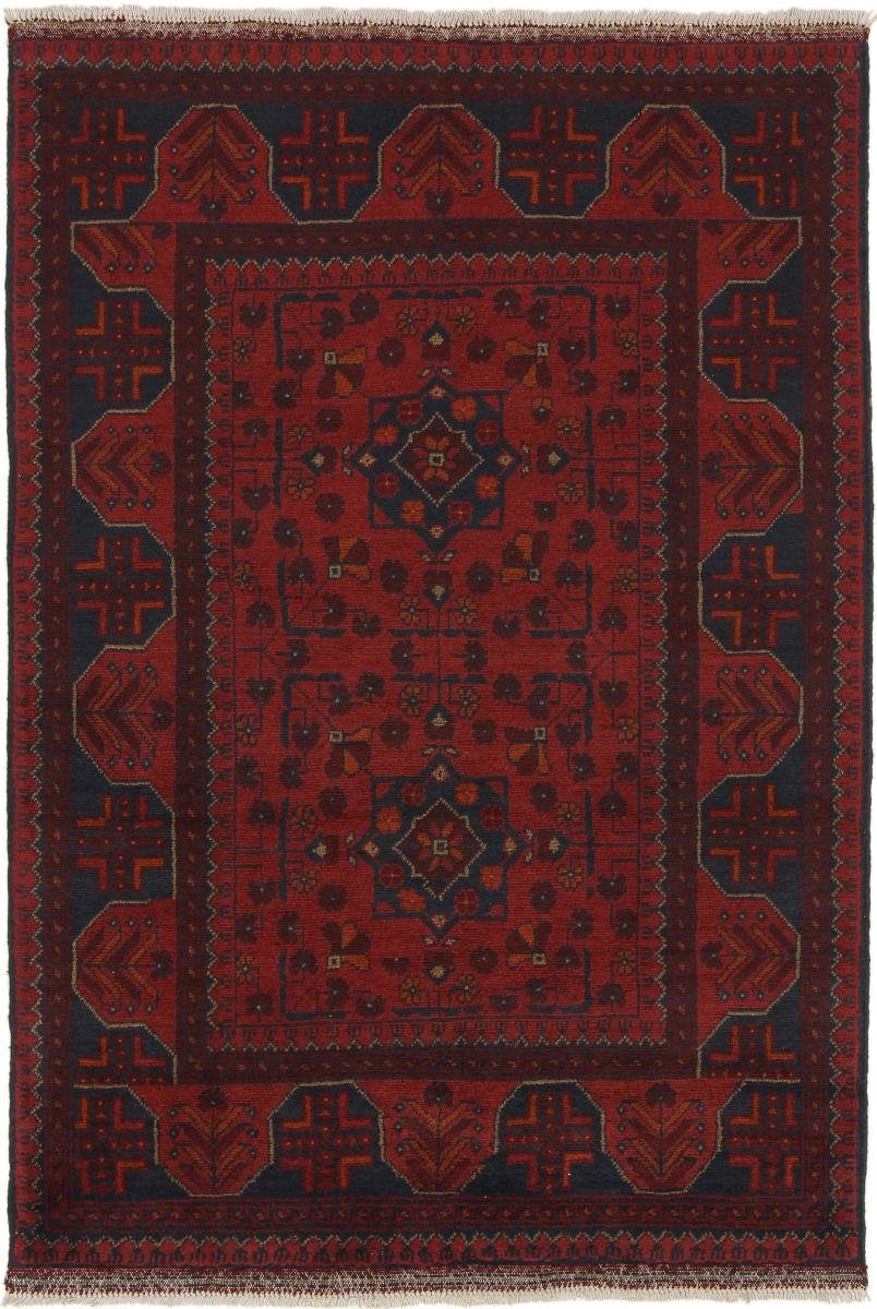Orientteppich Khal Mohammadi 103x148 Handgeknüpfter Orientteppich, Nain Trading, rechteckig, Höhe: 6 mm