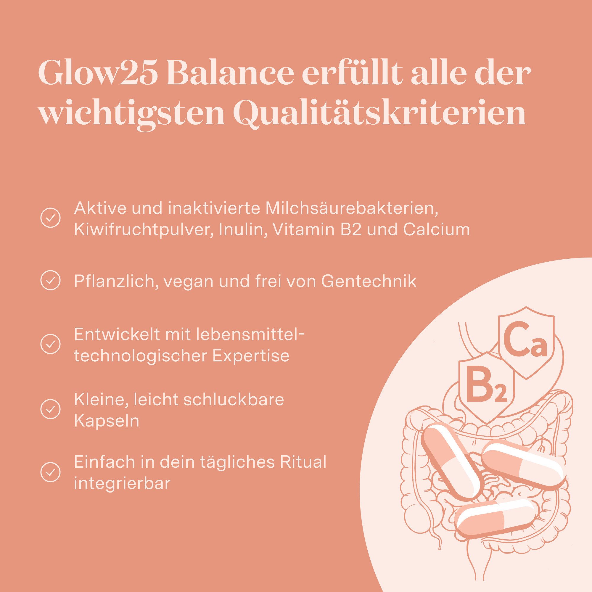 Glow25 Glow25® Balance [30 Portionen] Kapseln, 40 g
