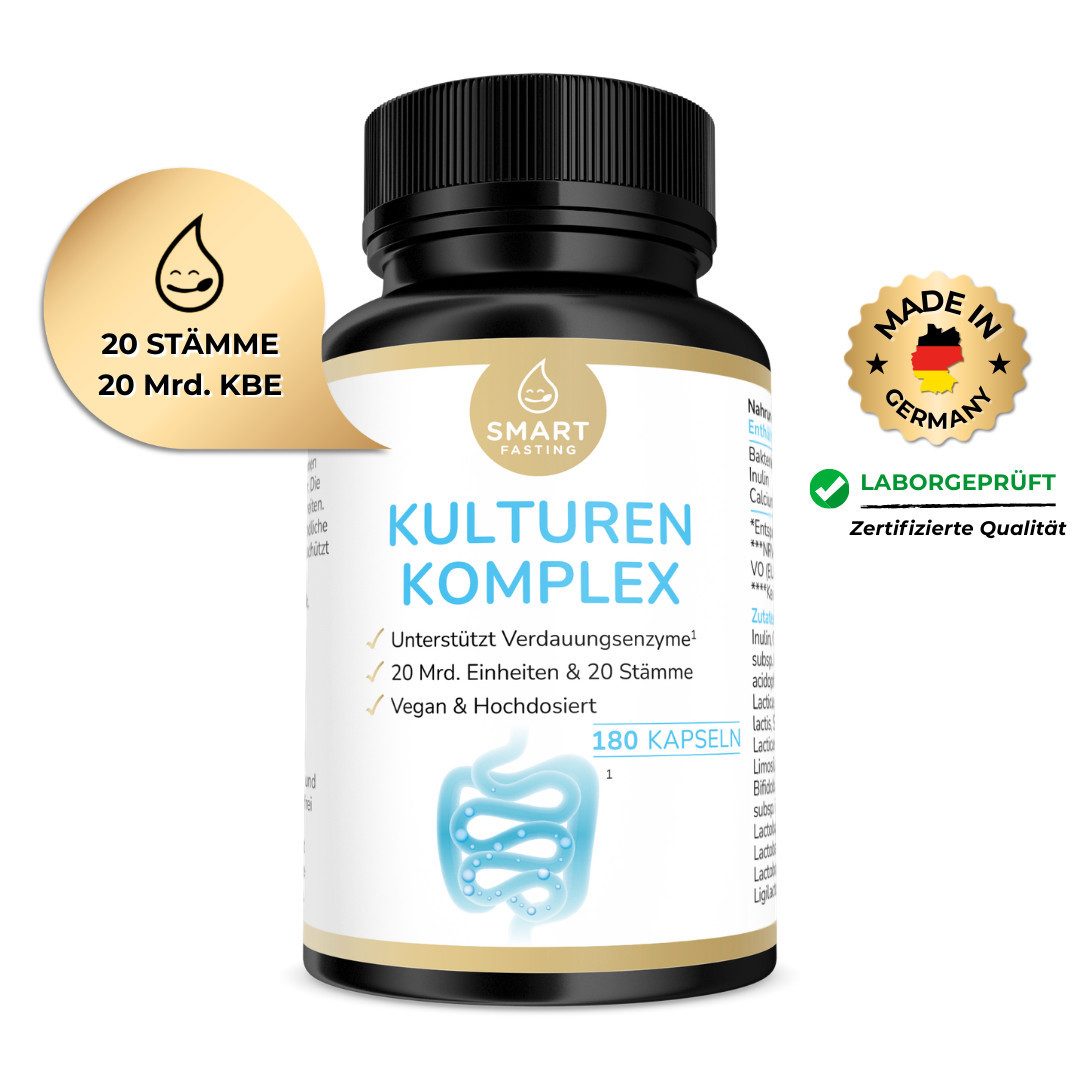 SmartFasting Kulturen Komplex Kapsel (pflanzliche HPMC-Kapsel)
