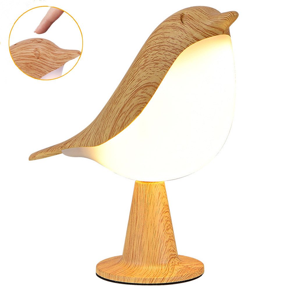 BlingBin LED Nachtlicht Vogel Tischleuchte, Kabellos günstig online kaufen