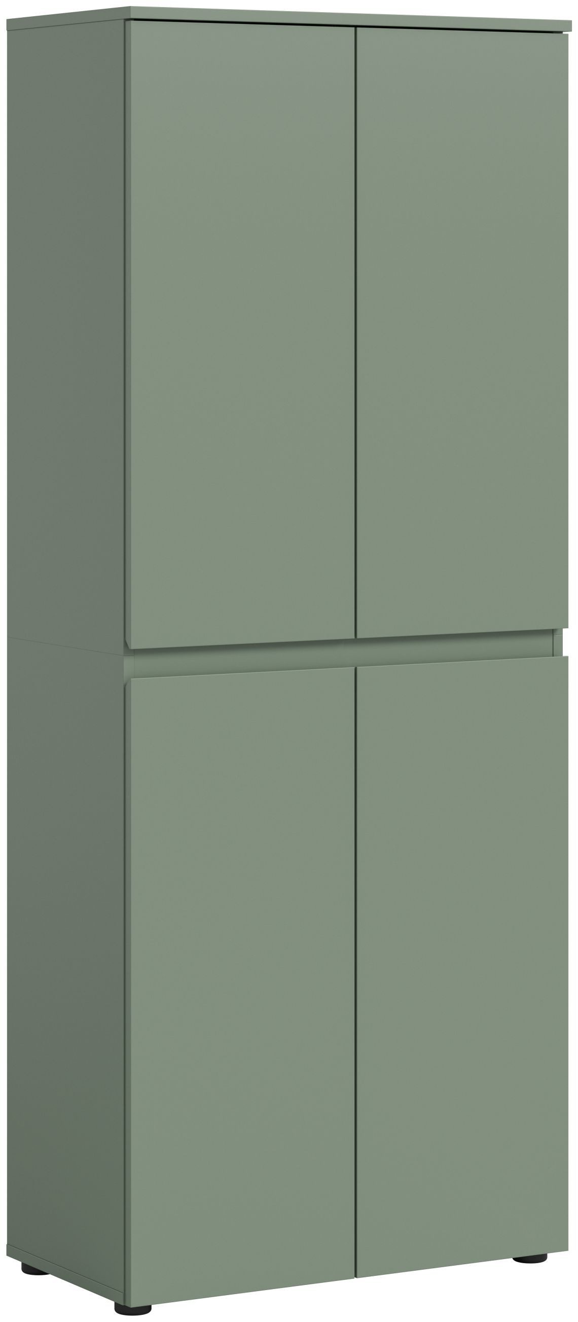 xonox.home Mehrzweckschrank in Smoke Green Nachbildung B/H/T ca.: 70 x 175 x 37 cm