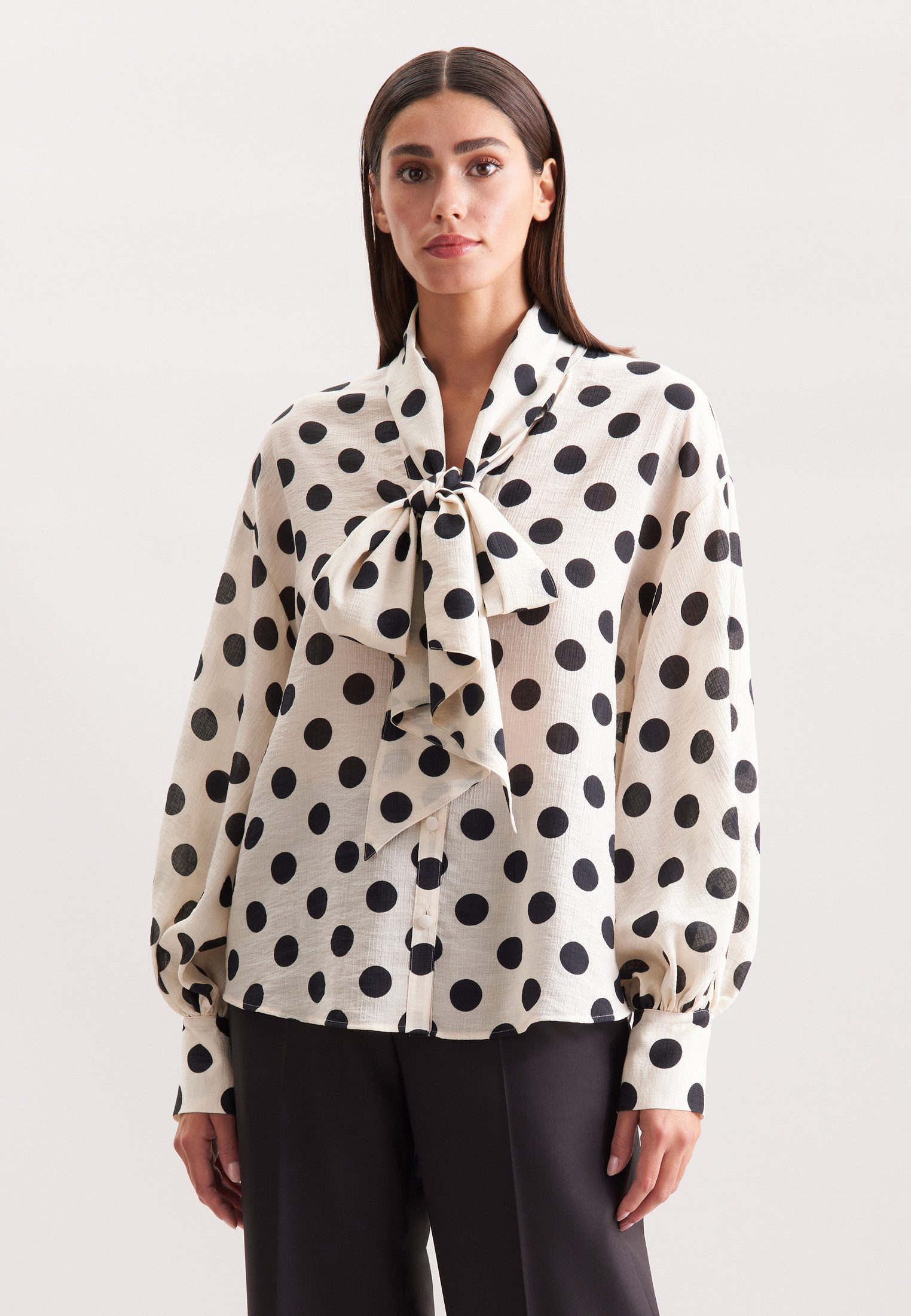 seidensticker Rüschenbluse 1/1 Druck günstig online kaufen