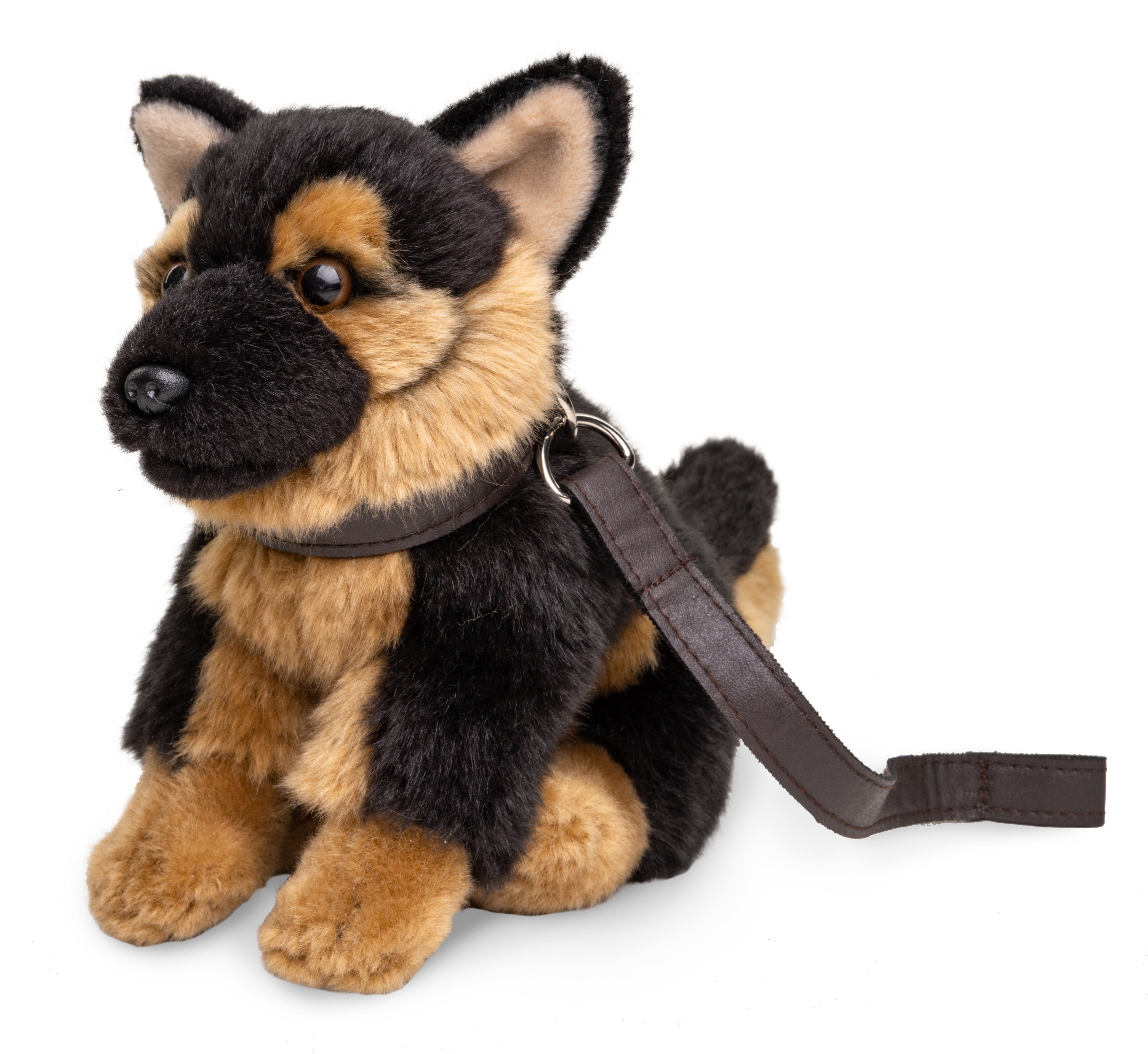Uni-Toys Kuscheltier »Deutscher Schäferhund Welpe, sitzend, mit Leine