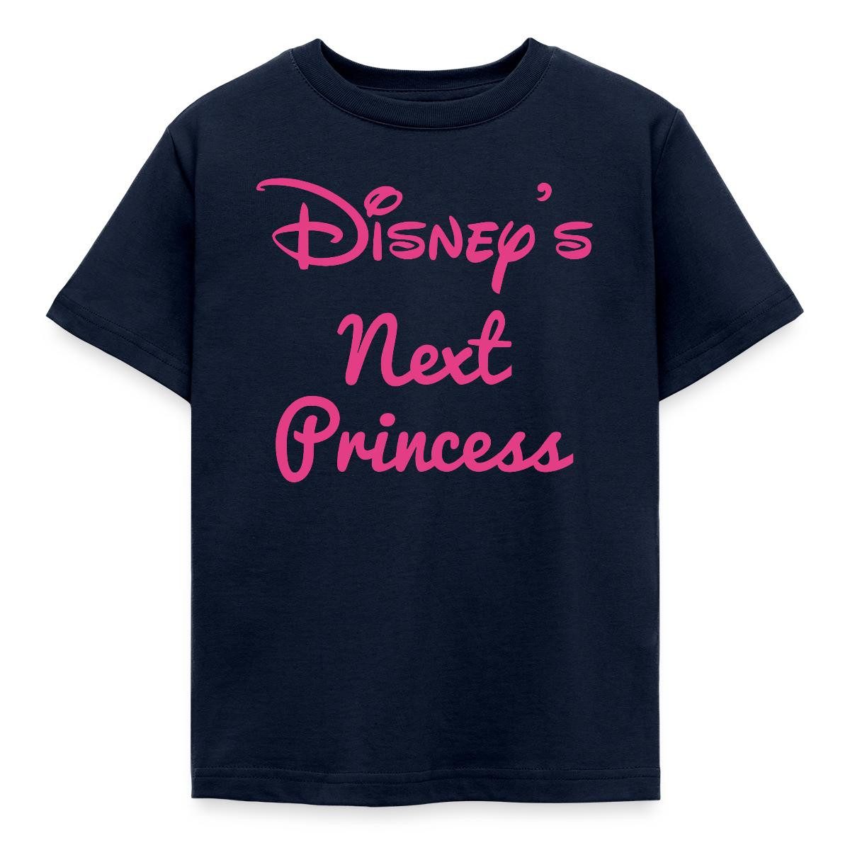 Spreadshirt T-Shirt Disney Prinzessinen Disneys Next Princess Kinder T-Shirt (1-tlg) Fällt klein aus. Wir empfehlen, eine Größe größer zu bestellen.