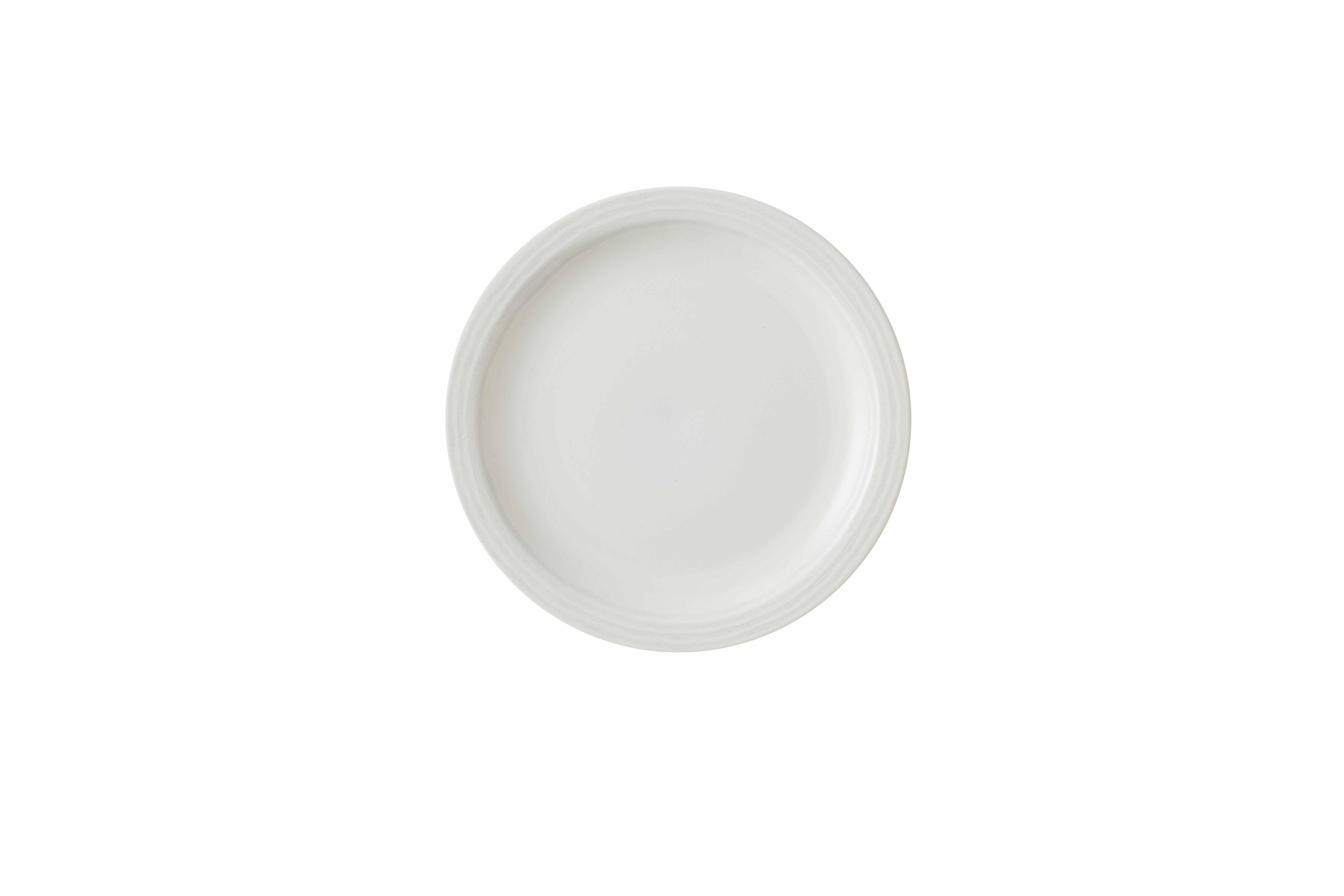 12 Weiß 23cm Porzellan Runde Stück, Dudson Feinstes Teller-Set Dudson Teller