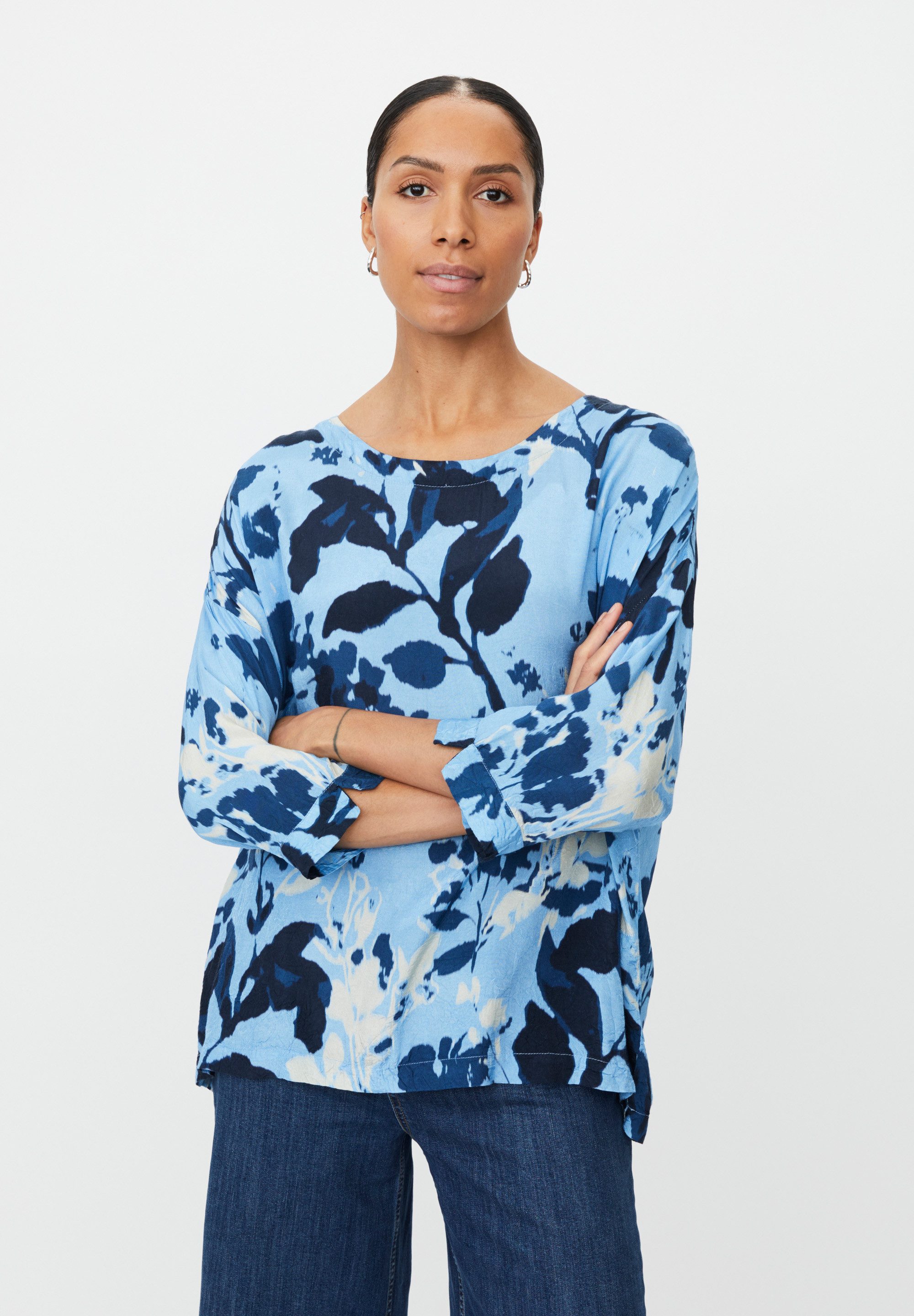 Masai T-Shirt MaBecca luftiger Viskose, Munster