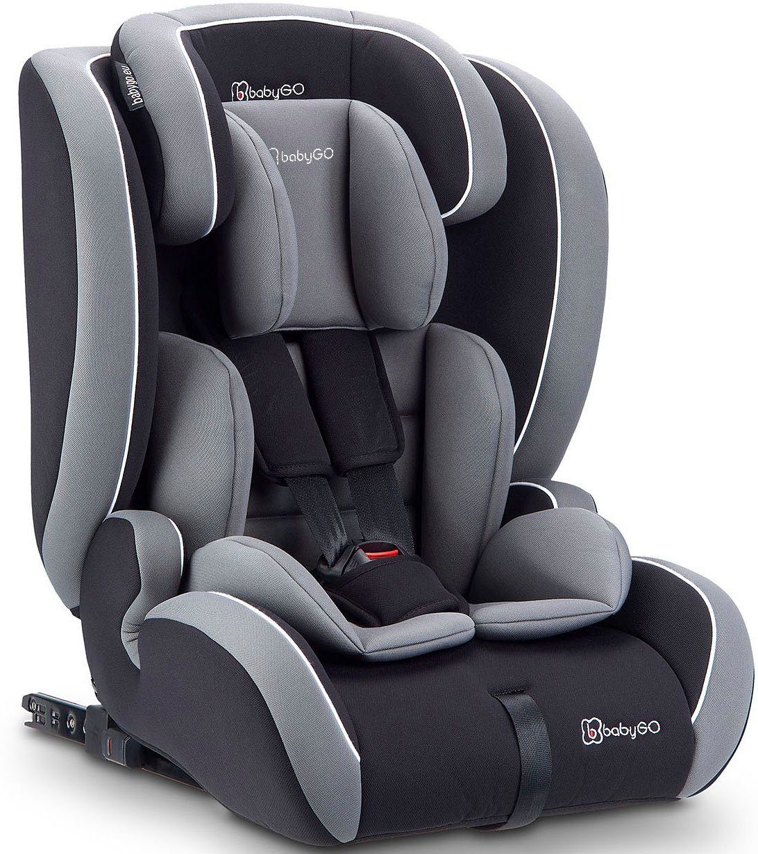 BabyGo Autokindersitz FreeFix Isize, für Körpergröße von 76-150 cm