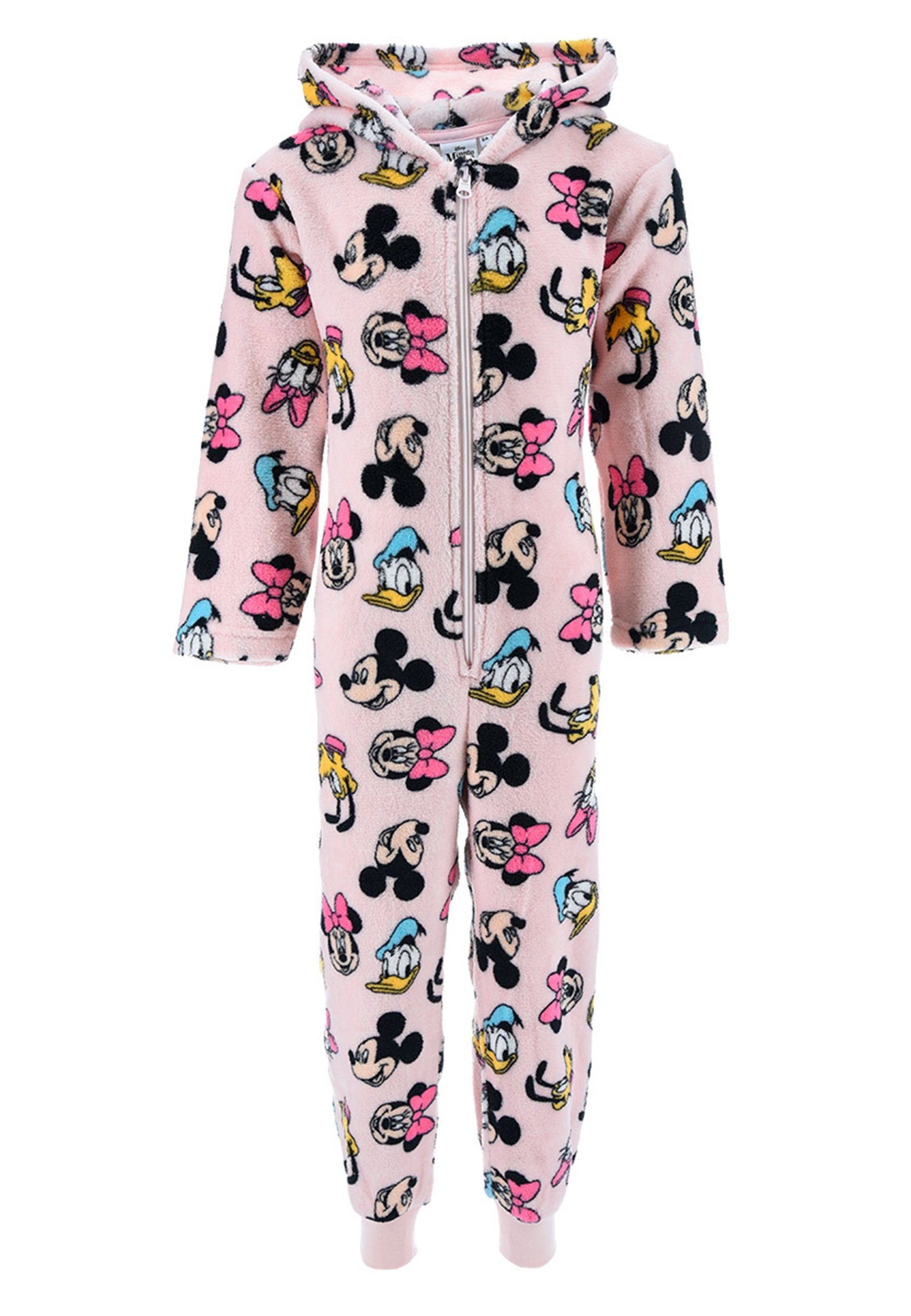 Schlafanzug Mädchen Schlaf Overall Pyjama langarm Nachtwäsche
