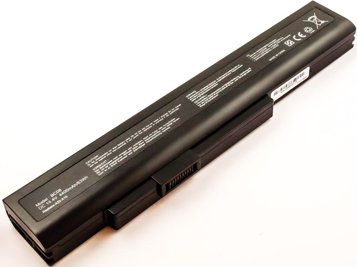 AGI Akku für Medion MD99031 Li-Ion 14,4 Volt 4400 mAh schwarz Laptop-Akku 4400 mAh (14.4 V)