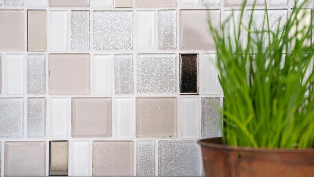 Thumbnail - Mosani Mosaikfliesen Glasmosaik Crystal Mosaik perl glänzend / 10 Matten