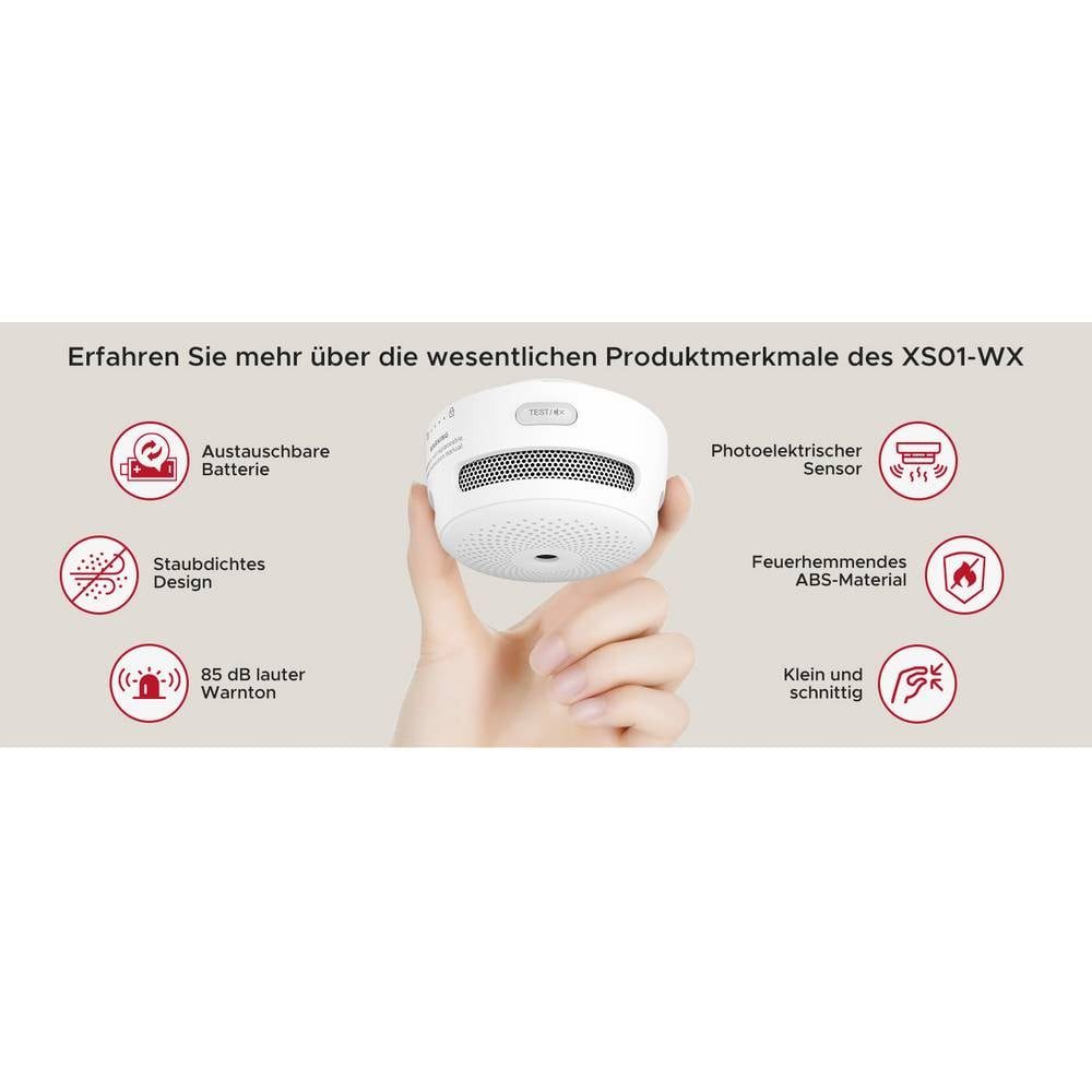 X-SENSE XS01-WX Rauchwarnmelder (B x H x T) 78 x 48 x 78 mm 10 St. 10 St. Rauchmelder