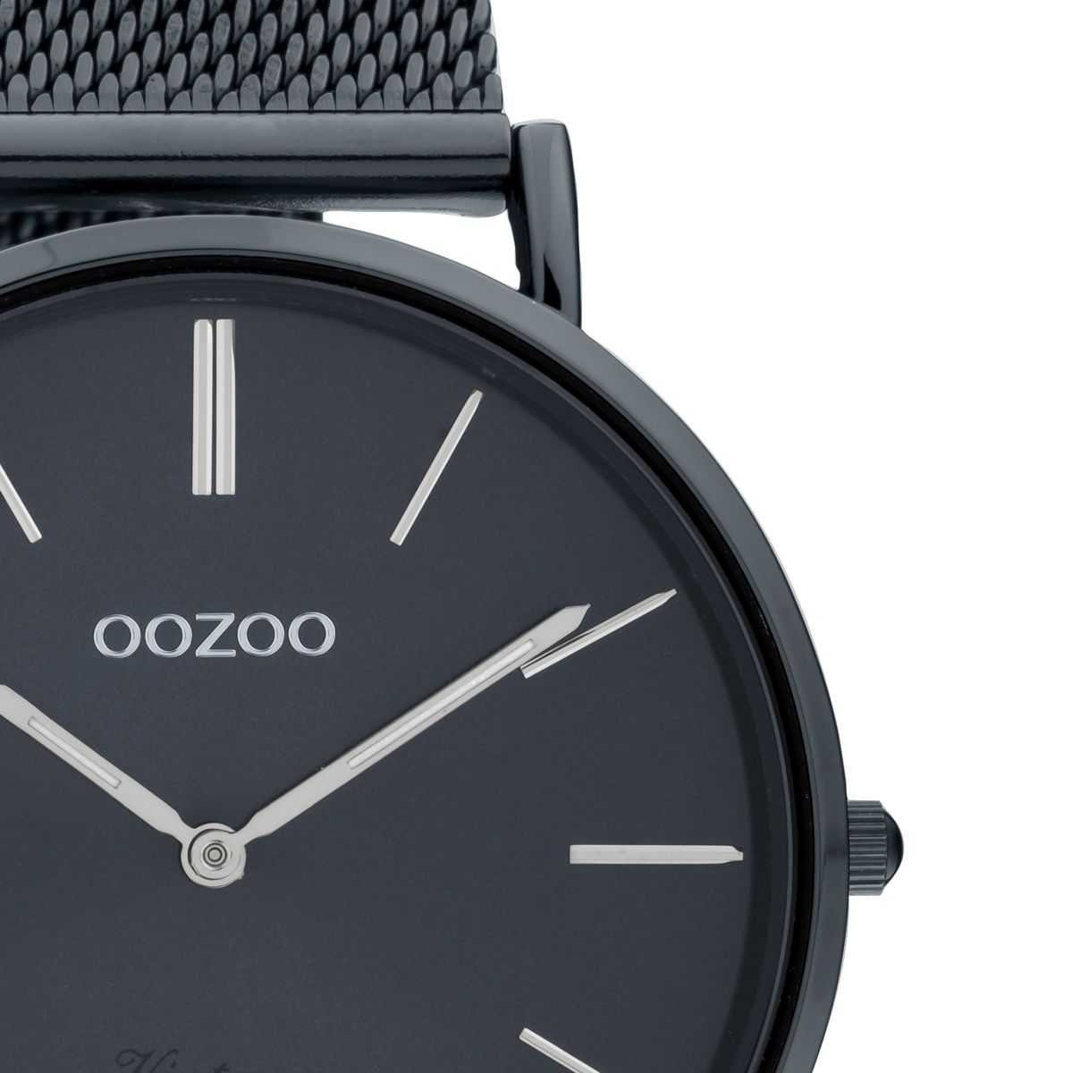 OOZOO Quarzuhr Vintage Damenuhr C20003 Dunkelblau günstig online kaufen
