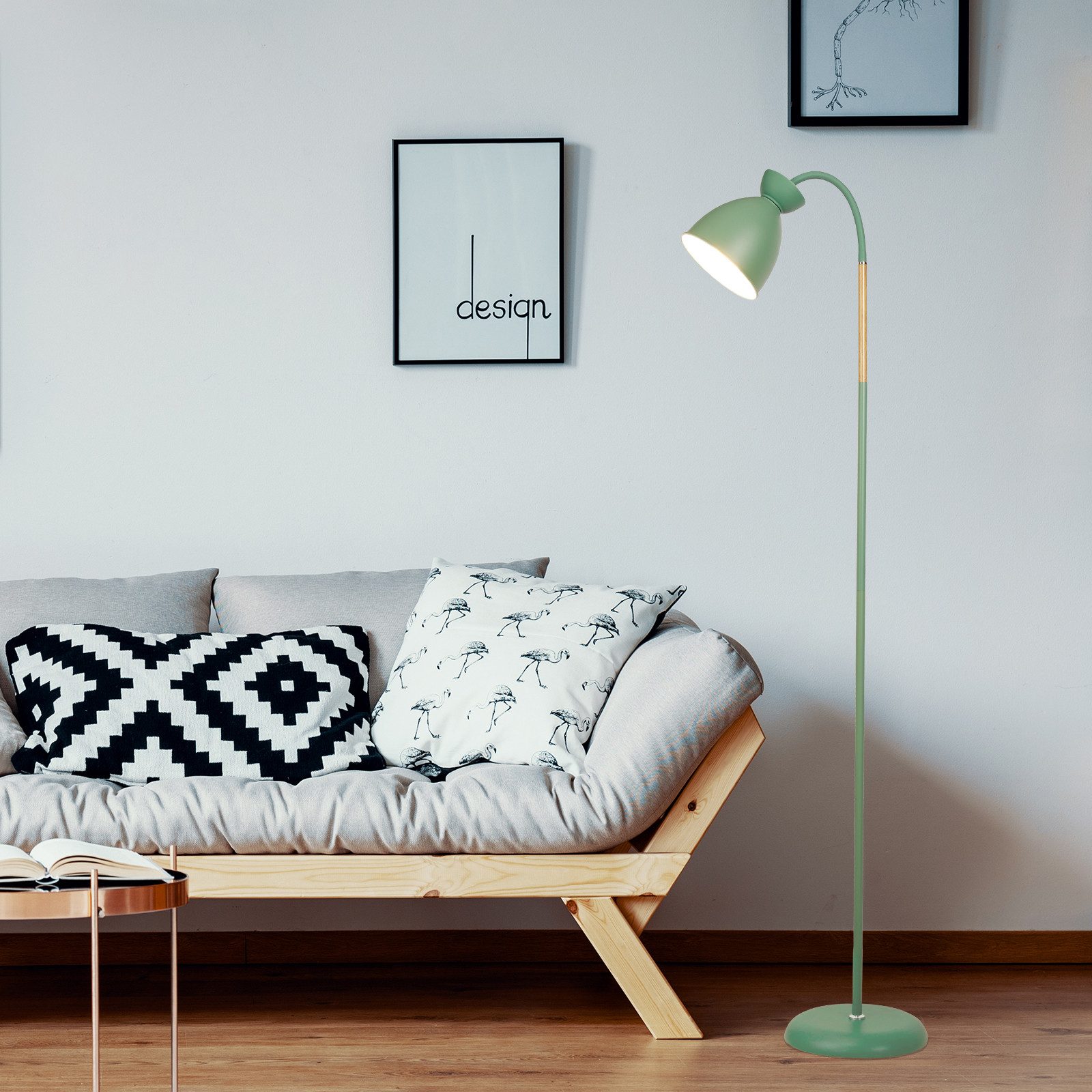 ANTEN LED Stehlampe Stehleuchte Leseleuchte Wohnzimmer günstig online kaufen