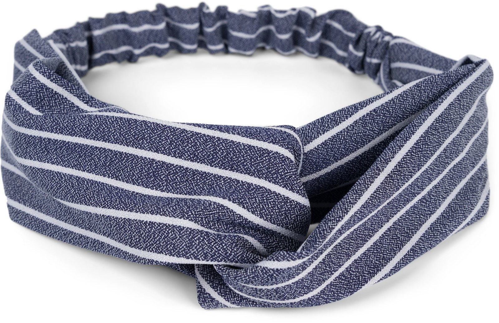 styleBREAKER Haarband, 1-tlg., Haarband mit Streifen Muster und Twist Knoten