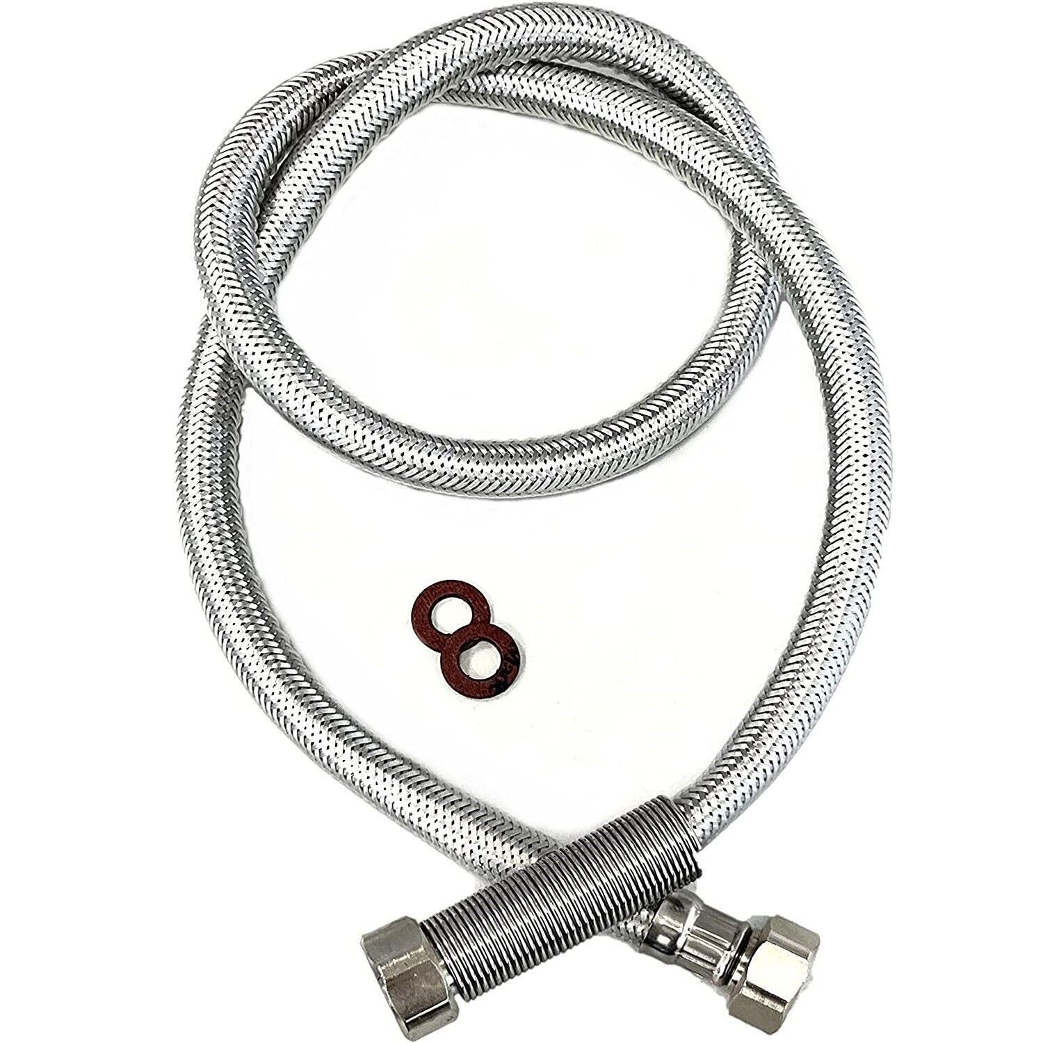 Uzman Brauseschlauch Brauseschlauch Flexschlauch 100cm Geschirrbrause Gastrobrause 1/2", Universal für alle handelsüblichen Armaturen