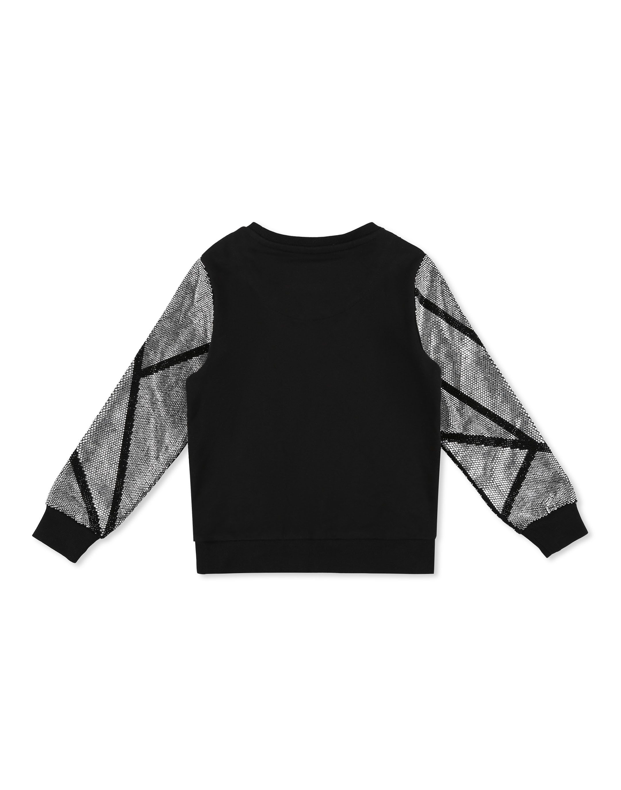 PHILIPP PLEIN Sweatshirt Sweatshirt LS Crystal