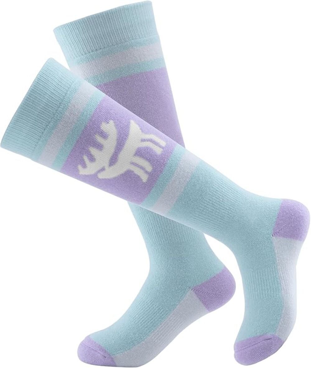 ROCKBROS Skisocken Kinder Thermosocken Warm Merino Outdoor Schneesocken Гольфи haben einen elastischen Fixierbereich