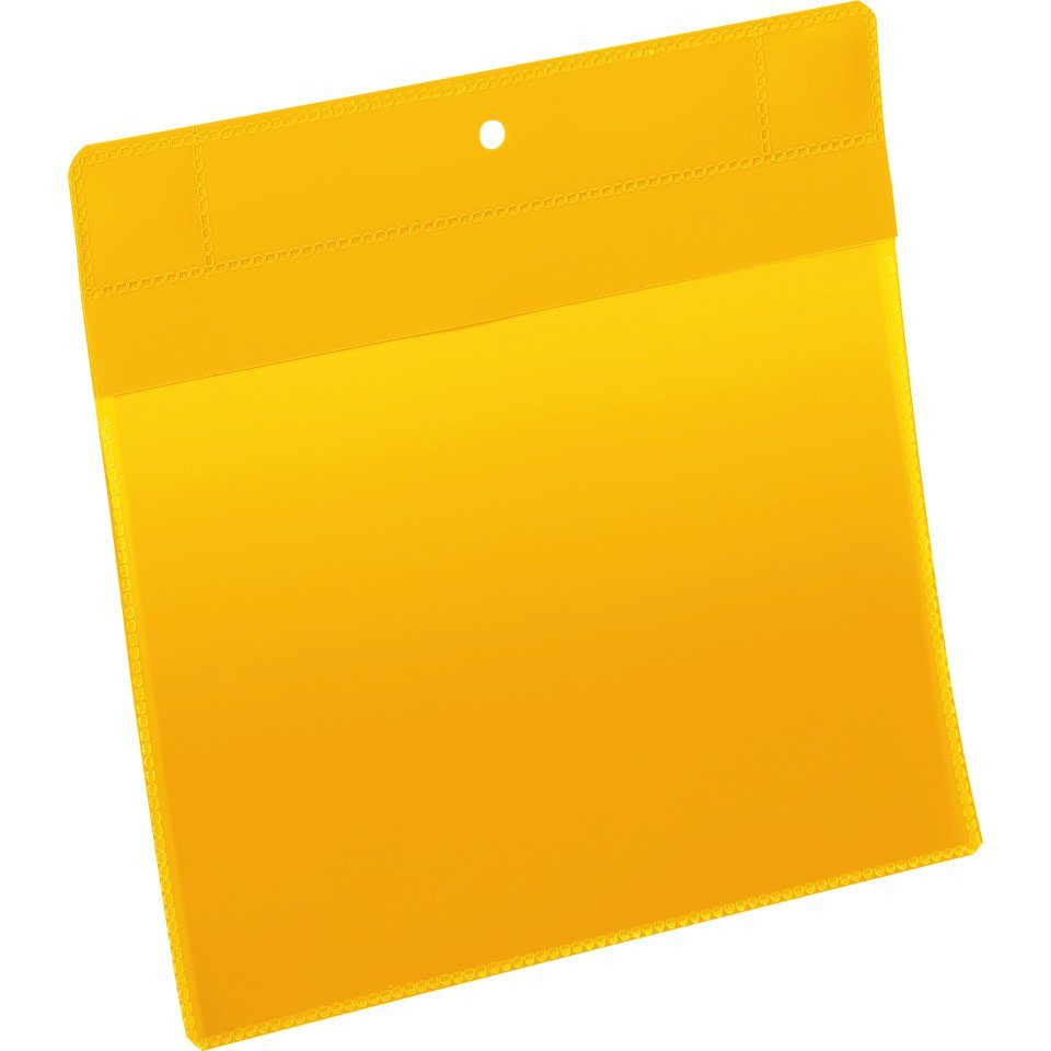 König Werbeanlagen Montagezubehör DURABLE Magnet-Kennzeichnungstasche, gelb/transparent, Querformat, A5, 10/VE