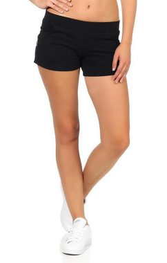 EloModa Hotpants Damen Sport Shorts Hotpants kurz; S M L XL 2XL 3XL (1-tlg) mit Taschen