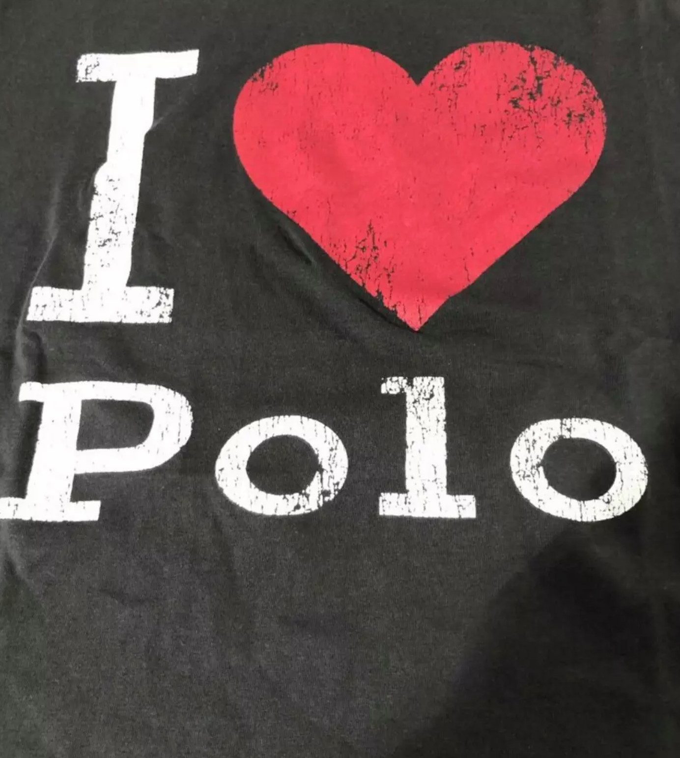 Polo Ralph Lauren T-Shirt Big Heart Loose Fit Baumwolle Destroyed-Effekte mit Vintage-Effekt