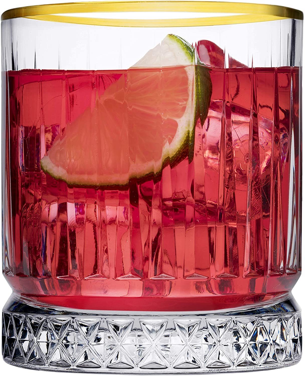 Pasabahce Whiskyglas 4-teilige Profi-Packung, Modell Elysia Wassergläser, 4-tlg.