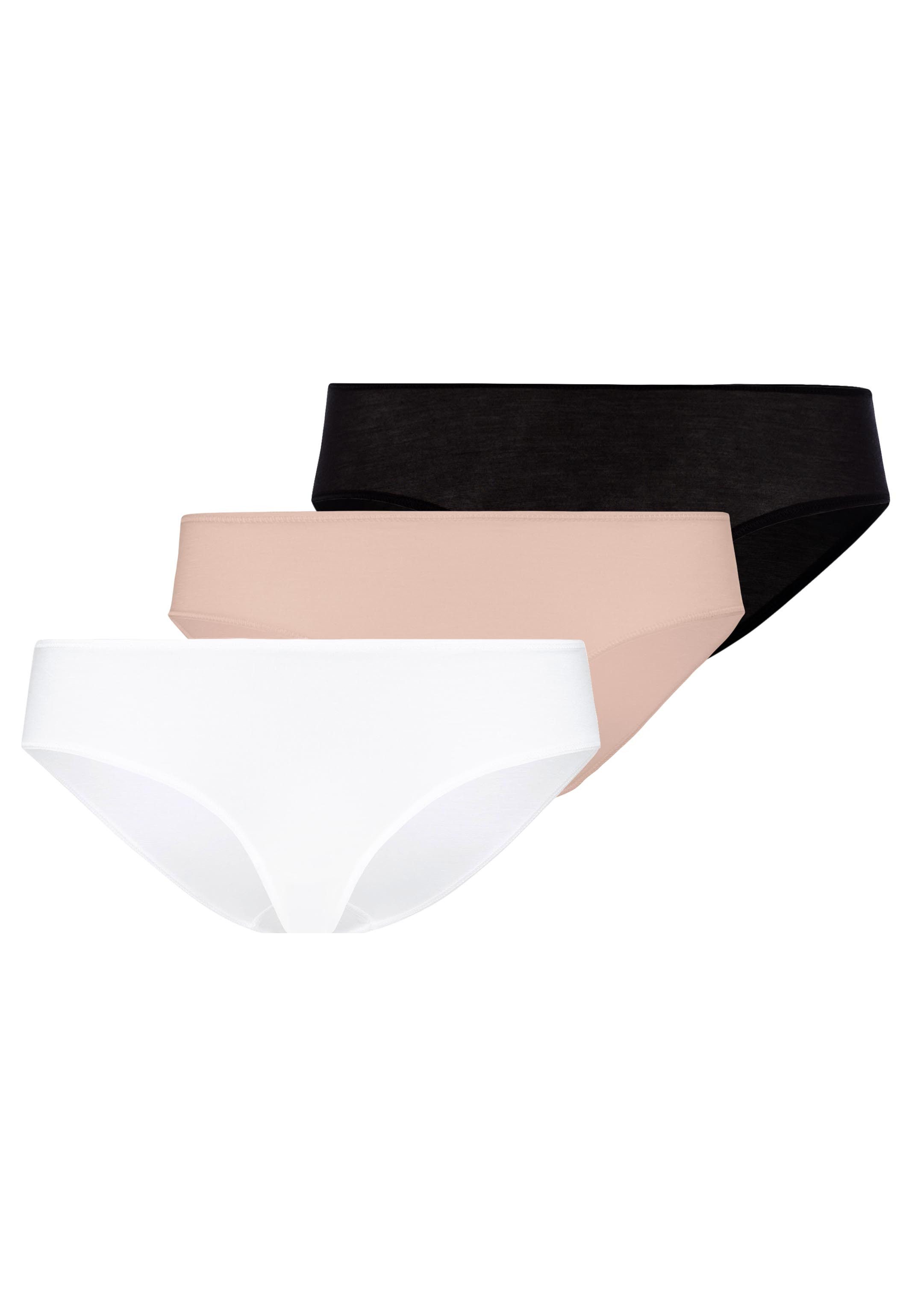 Hanro 3er Pack Ultralight (Spar-Set, 3-St) Midi Slip - Baumwolle - Atmungsaktiv - Leichter Single-Jersey