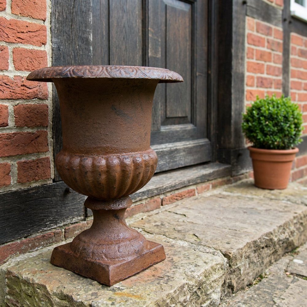Antikas Blumentopf Pflanzkübel, französische Amphore, Blumenamphore, Pflanzschale H 42cm
