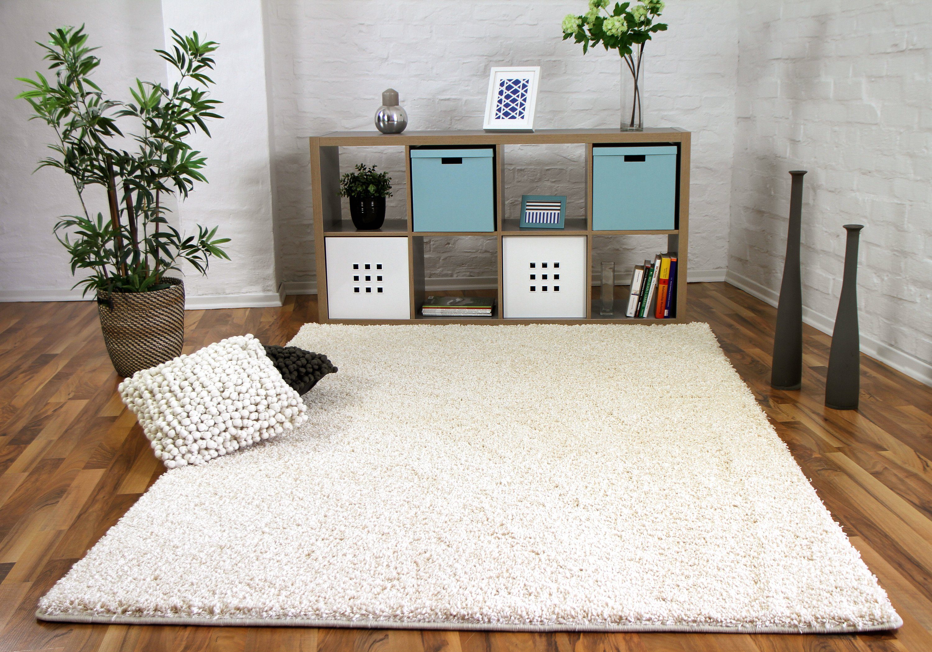 Snapstyle Hochflor-Teppich Luxus Hochflor Langflor Teppich Milano, Rechteck günstig online kaufen