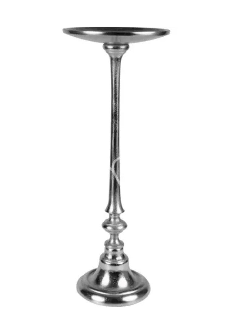 colmore Настольные лампы Подсвечник für Stumpenkerze Silber Klassisch Rund Hoch 40 cm