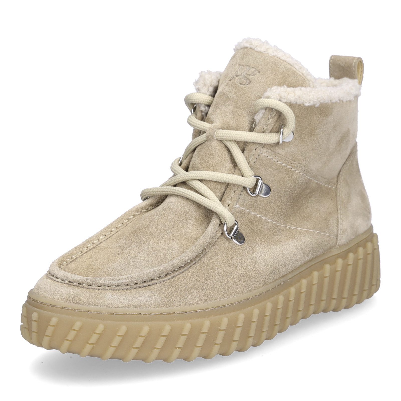 Paul Green Paul Green Damen Schnürboot beige Schnürboots