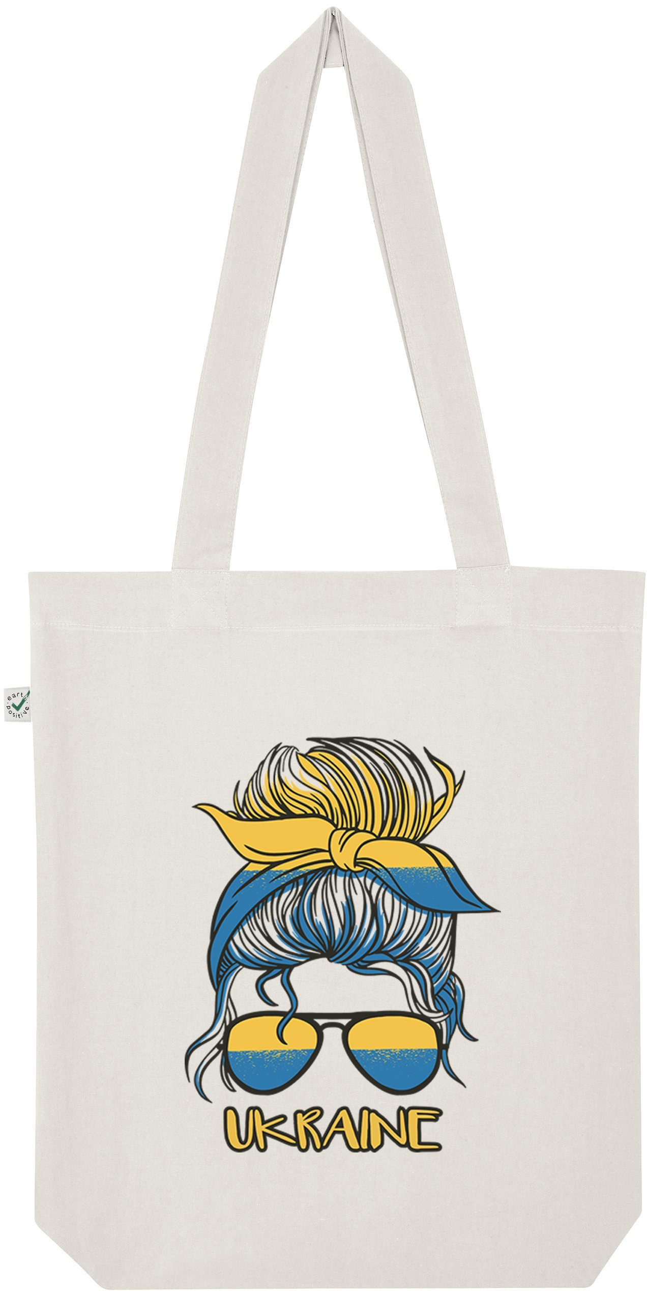Youth Designz Tragetasche Ukraine Flagge Jutebeutel günstig online kaufen