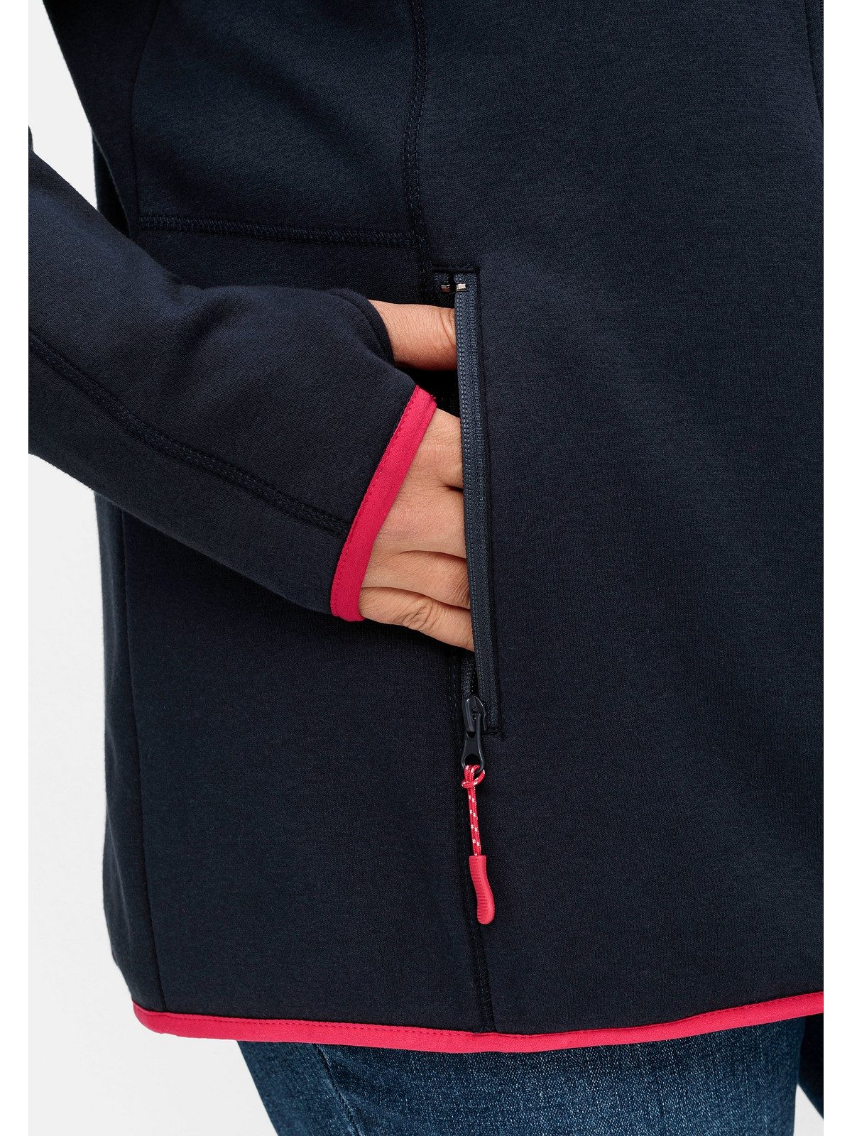 Sheego Strickjacke Große Größen atmungsaktiv und schnelltrocknend