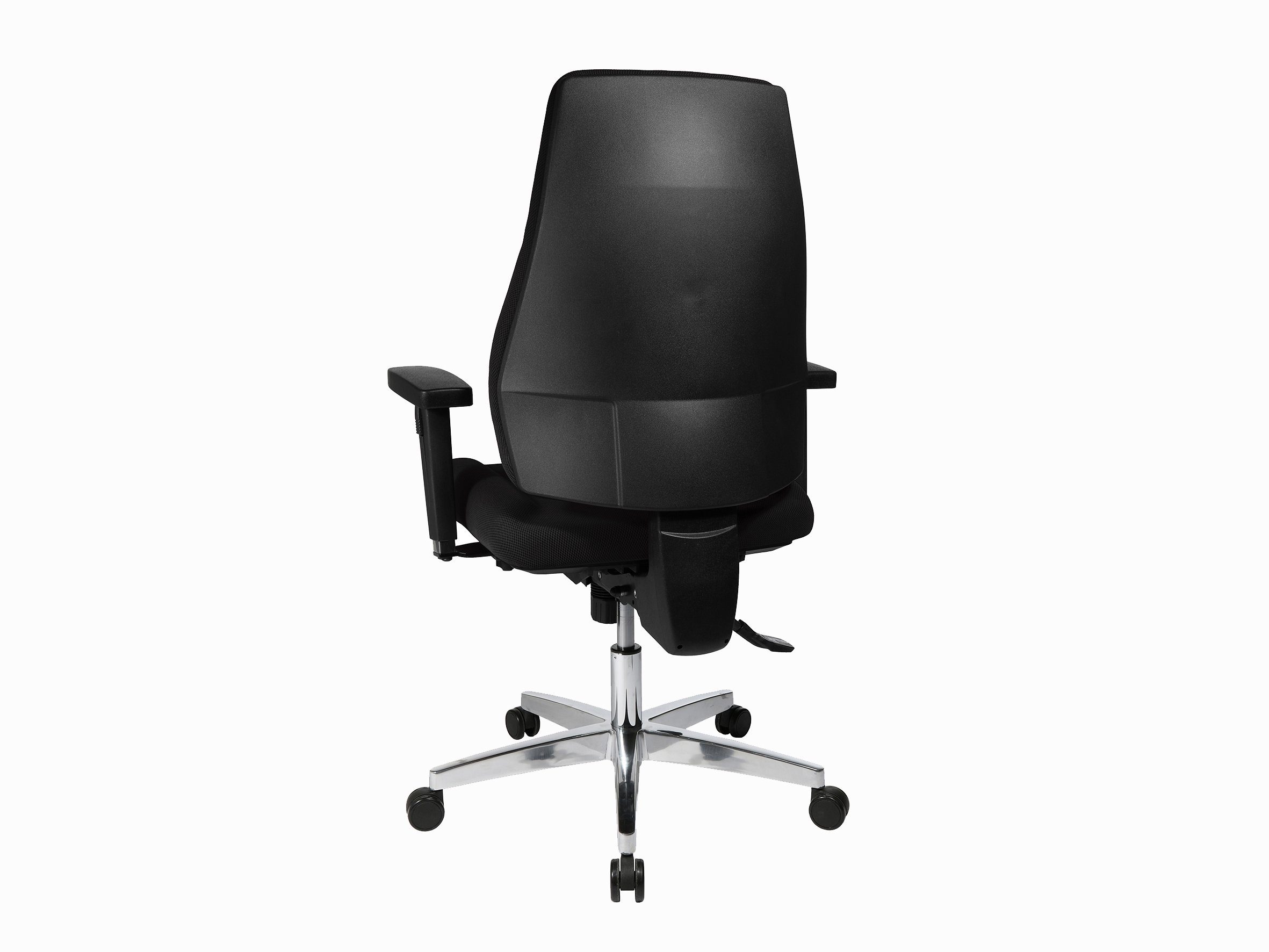Stuhl schwarz Stoff/Aluminium, Material schwarz, Material Drehstuhl, Moebel-Eins P91 P91 Drehstuhl, Stoff/Aluminium,